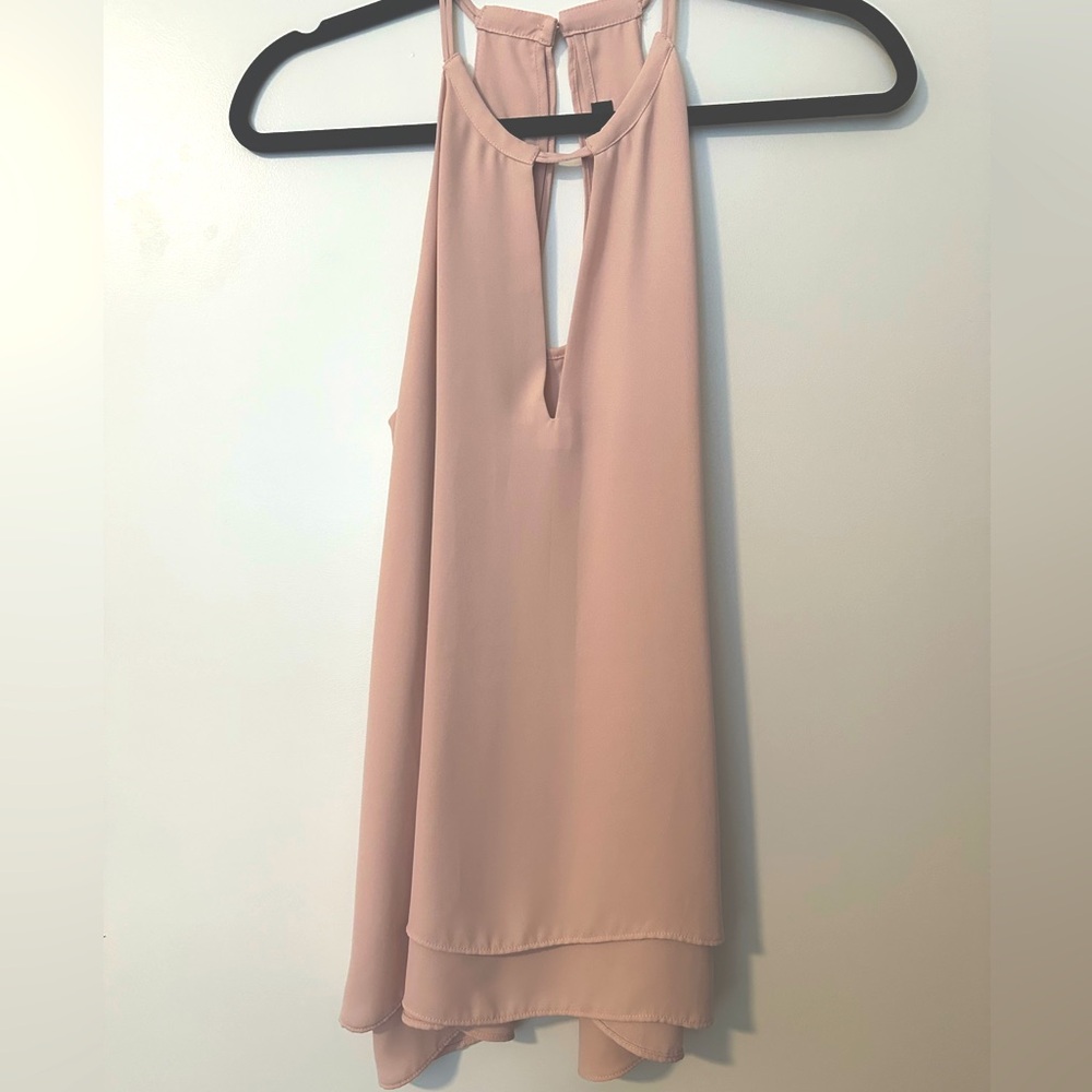 NWOT Banana republic pink tank blouse